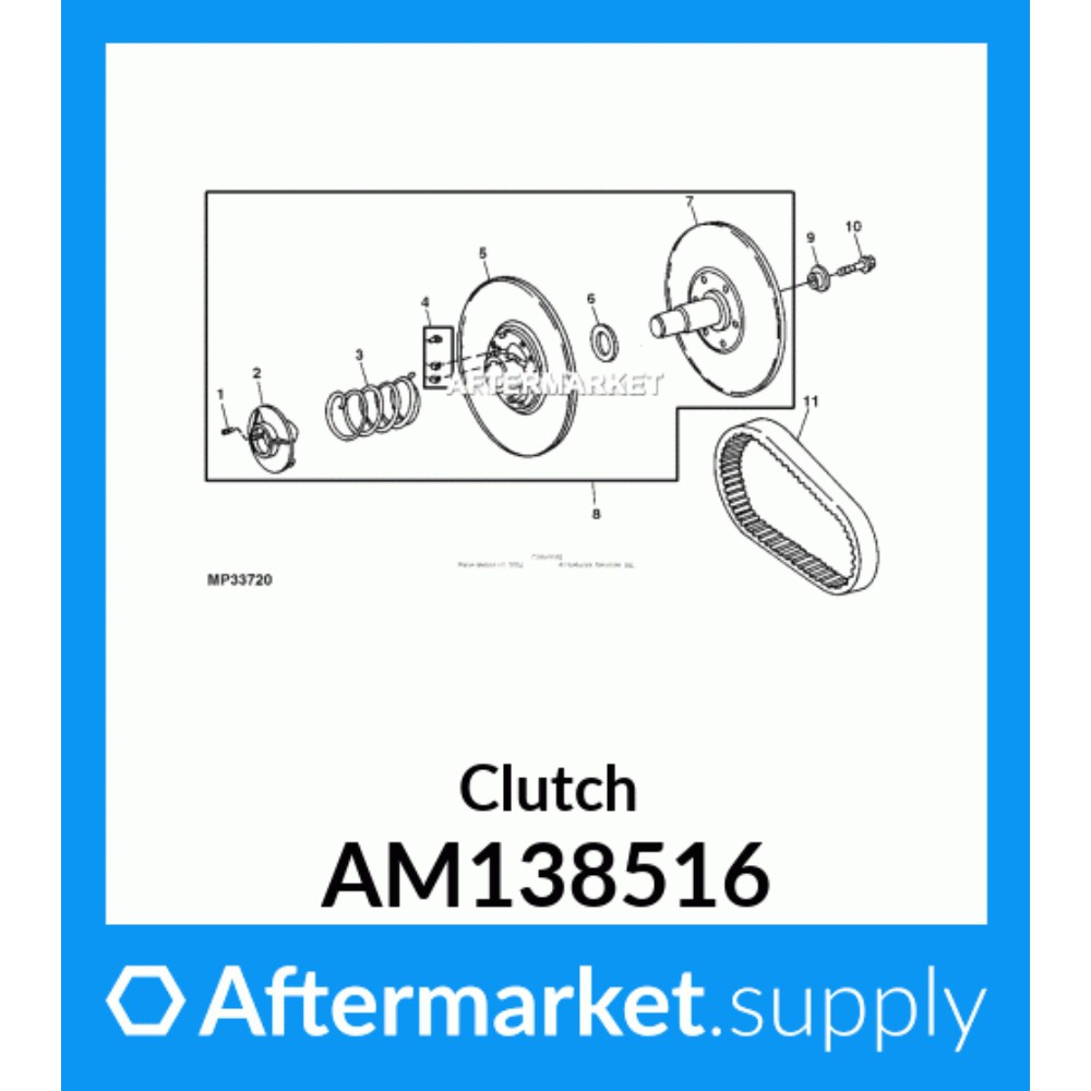 Clutch Secondary AM138516