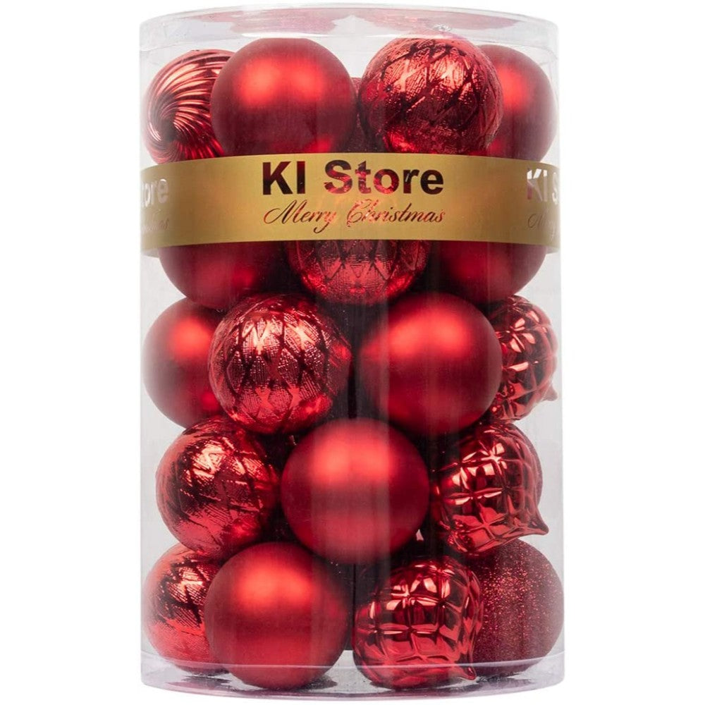 Holiday Decorations Christmas Decorations Christmas Ornaments Decorative Gray / Coffee / Red 7010670