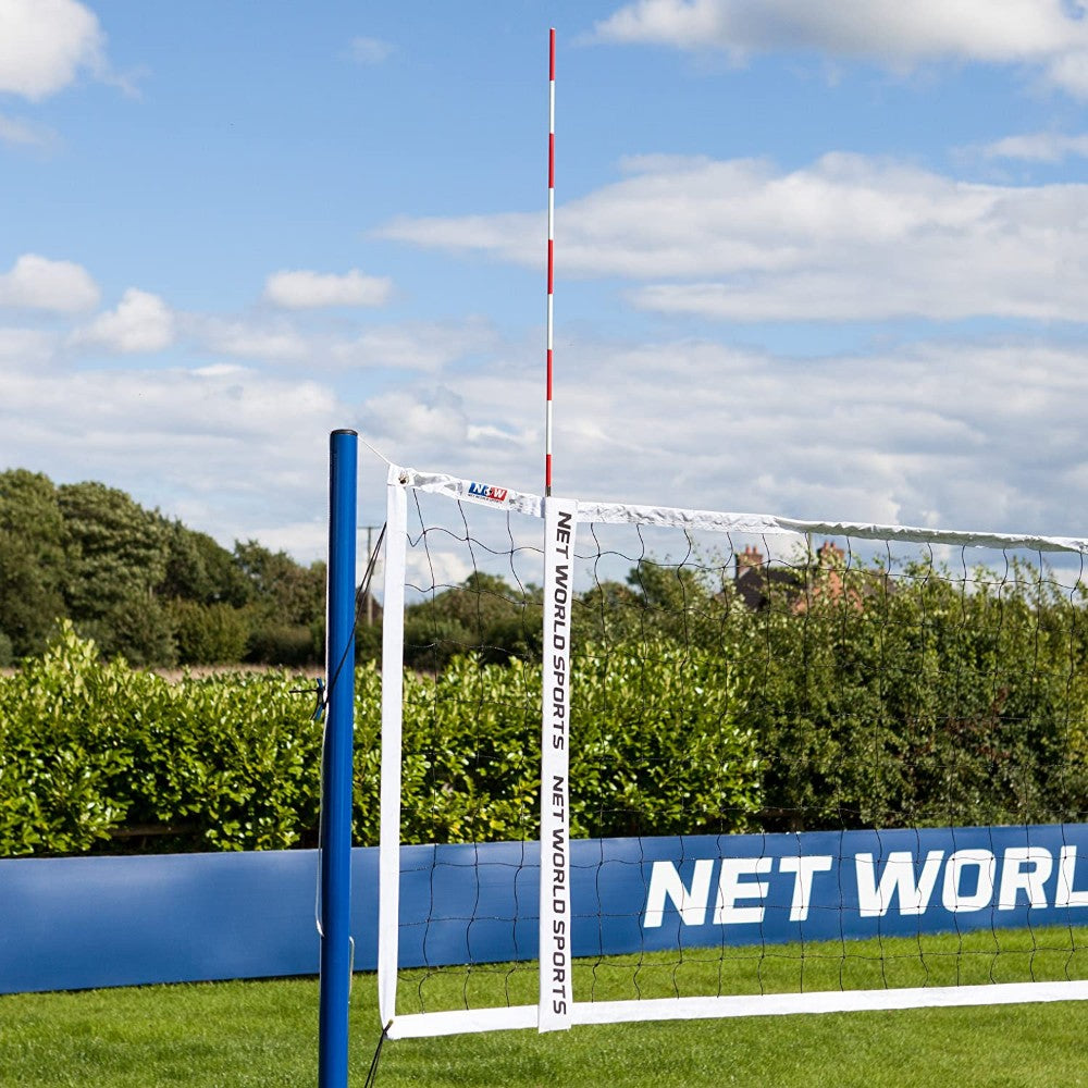 Net Antenna, Volleyball, W/ Velcro, Red/White, 1/3 X 40 Inches VLCRONETANT