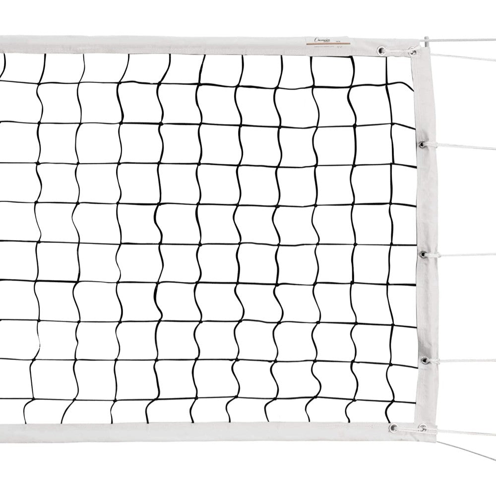Net, Volleyball, W/ Web Straps, Nylon, White, 1/4 Inch X 41 Feet BLZ6054SW