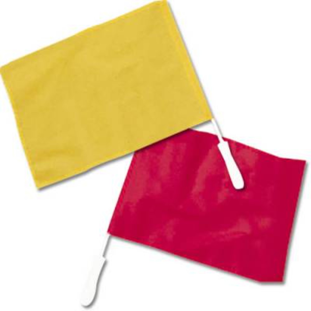 Flags, Linesman, Nylon, Red & Yellow, 12 X 15 Inches MSLFECON