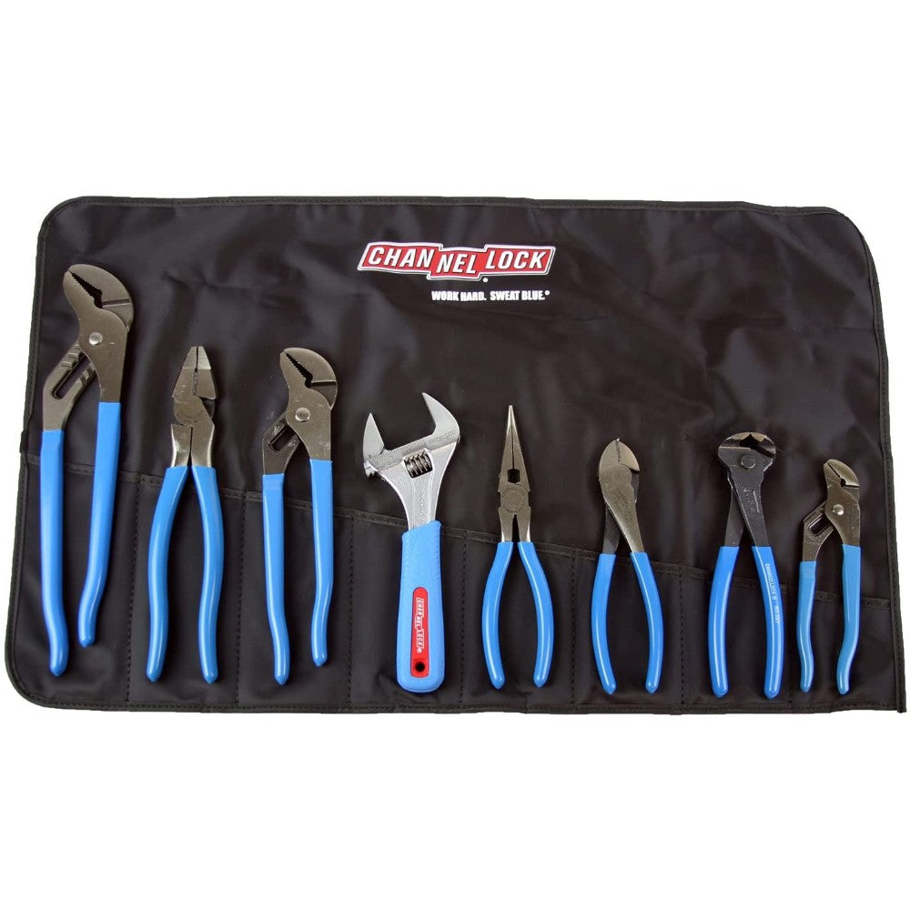 Channellock Tool Roll-8 8Pc Professional Tool Set With Tool Roll TOOL ROLL-8