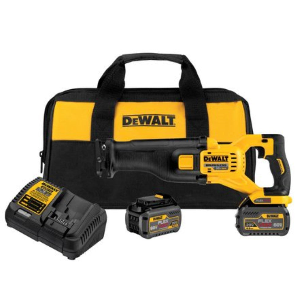 Dewalt Dcs388T2 Flexvolt 60V Max Lithium-Ion Brushless Reciprocating Saw Kit (Includes2 Batteries)