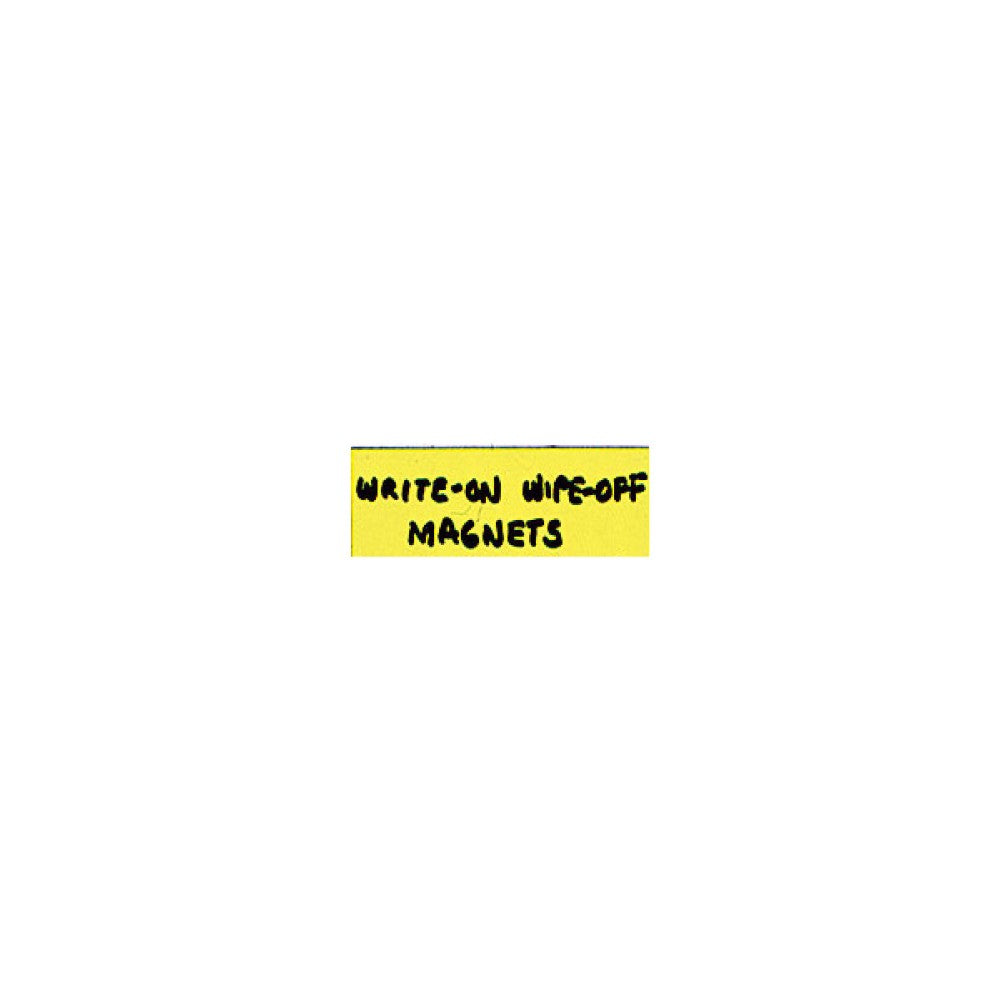 Write-On/Wipe-Off Magnets, 1/2" X 3", Color: Light Blue, Package: 50 Each 90114