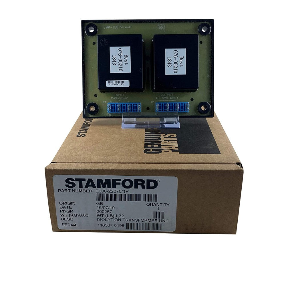 Isolation Transformer - Stamford Alternator Parts Stamford-000-22070P Isolation Transformer Assembly STAMFORD Isolation Transformer Assembly
