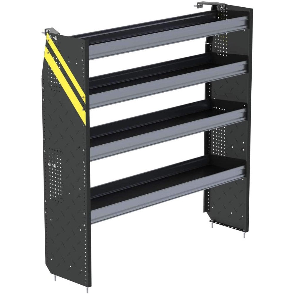 Steel Shelving Unit, 14" X 62" X 60", 4 Shelves, 88 Lbs N5-RS60-4