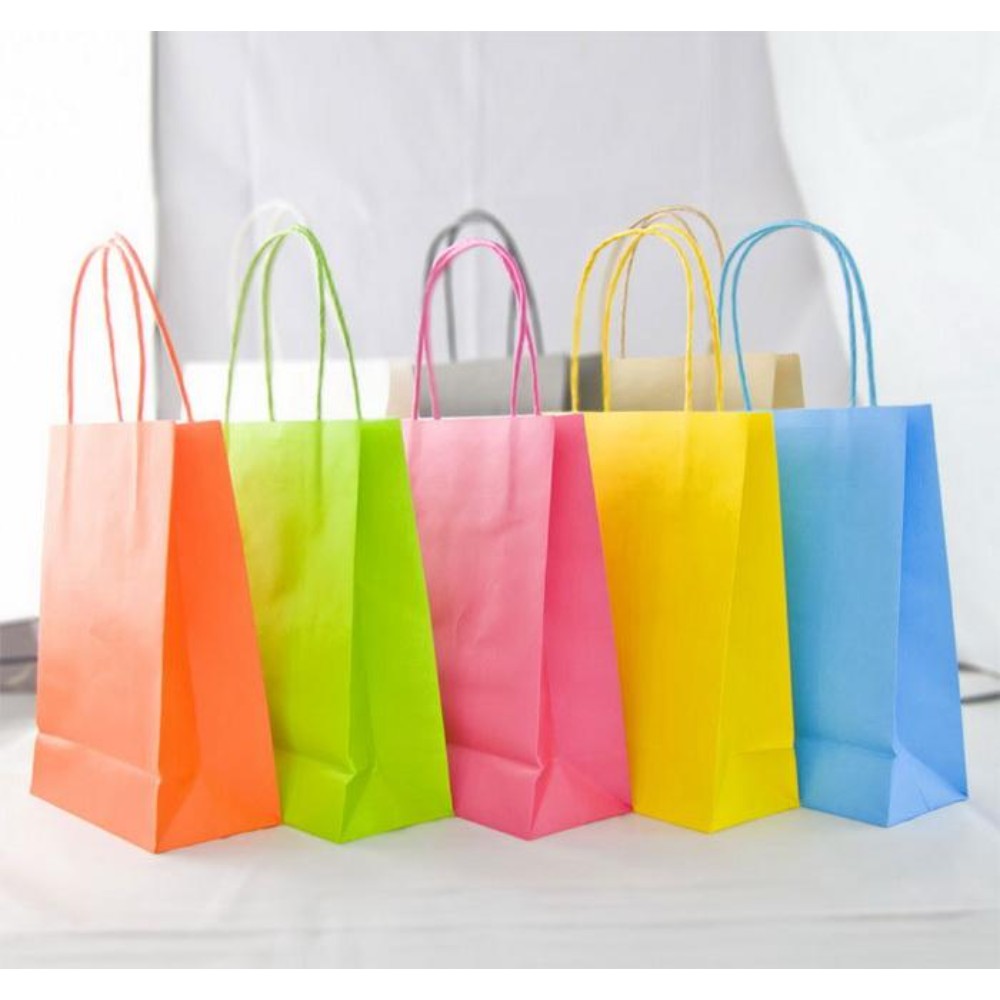 Paper Gift Bags, Multi Color, 23 X 17 X 8 Cm