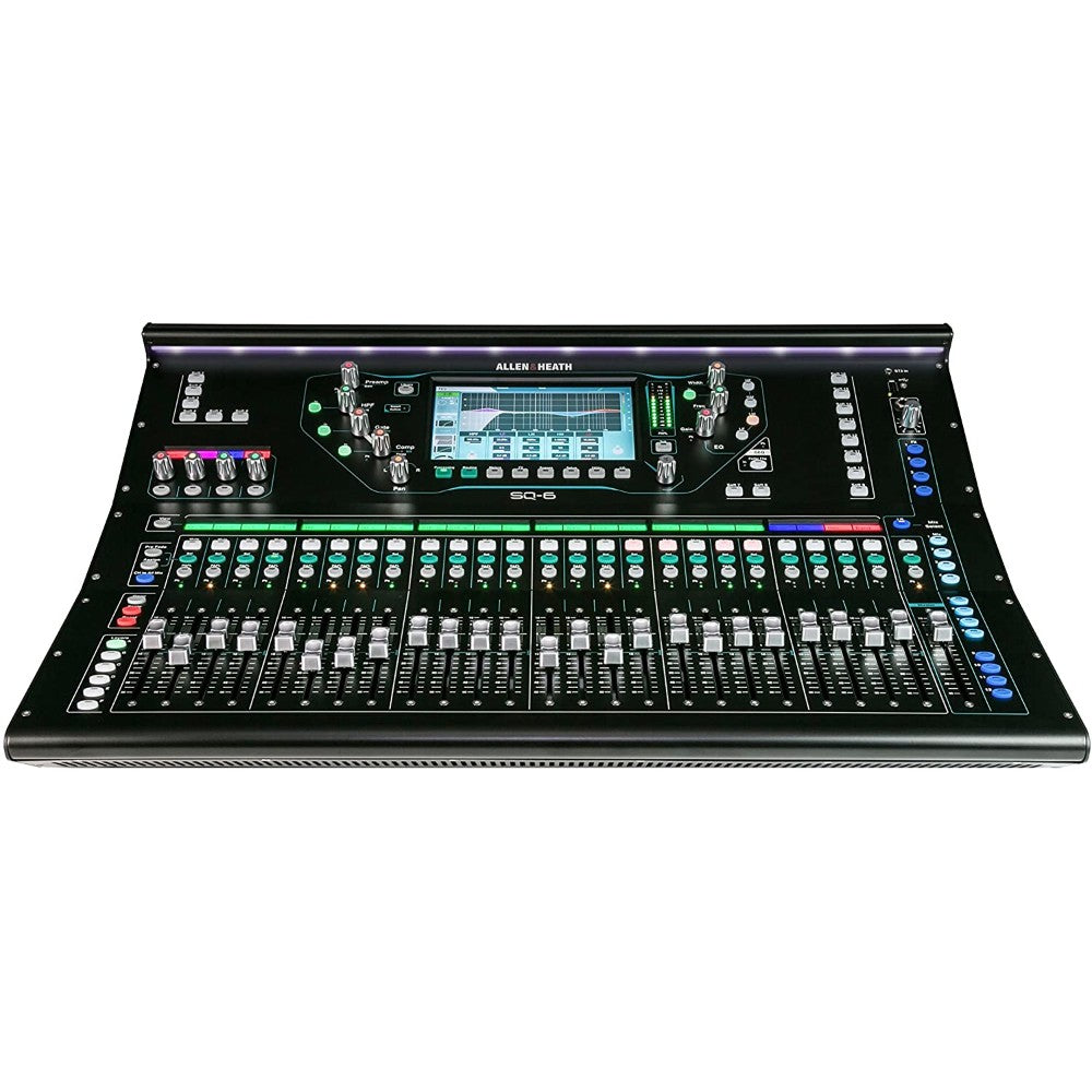 Mixer, Audio, Digital, W/Touchscreen, 48 Channels, 100-240V Ac, 50/60Hz, 638 X 514.9 X 198 Mm SQ-6