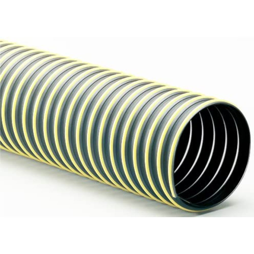 Hose, Preformed, W/Dual Wire Helix, Synthetic Rubber, Black, 2 X 2.5 Inch, 1 Feet 930068