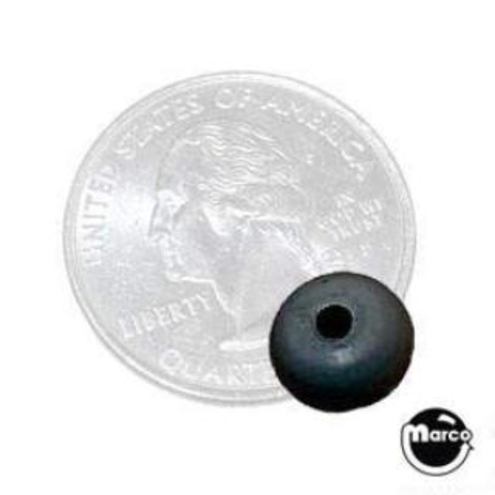 Grommet, Rubber, Pinball, Minipost, Black, 7/16 X 27/64 Inches 38-2764B