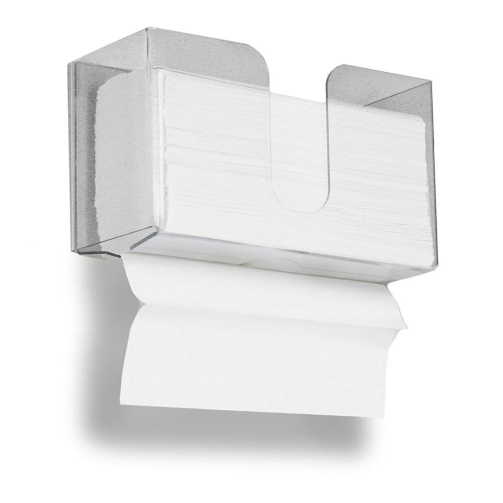 51937 Small Clear Dual Dispensing Paper Towel Holder (Plastic) - TagTorch