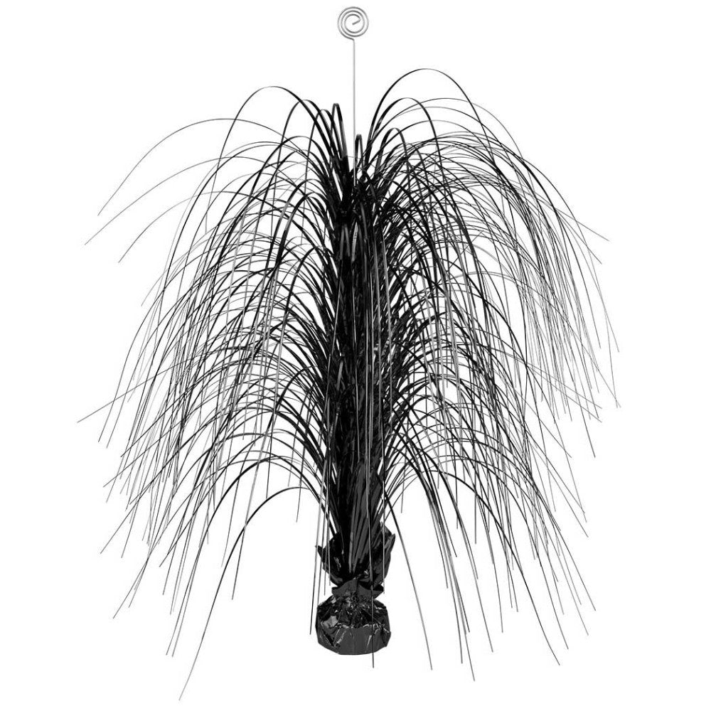 Seasonal And Event Decorations (Customised) BLACK LARGE METALLIC SPRAY CENTERPIECE