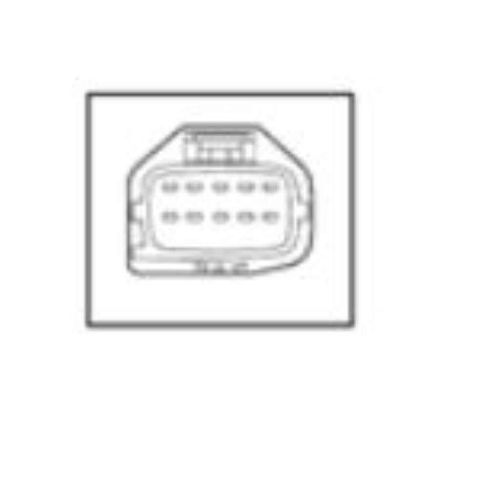 Wire Assembly, 3 Cavity, Roof Marker/Front Park/Turn Lamps, 9 X 1.5 Inches 3U2Z-14S411-UYB