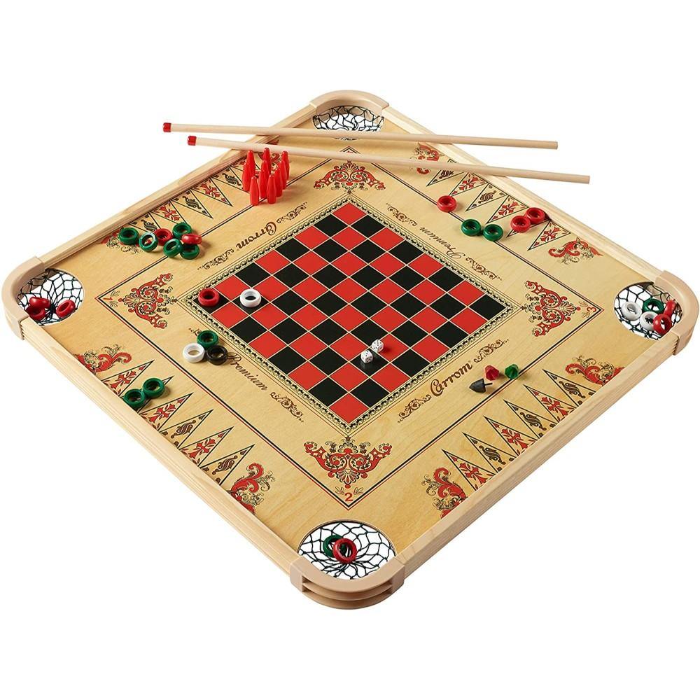 7820-Ca-006-0002, Game, Board, Customized Carrom® Game Board Carrom Game Board Large - TagTorch