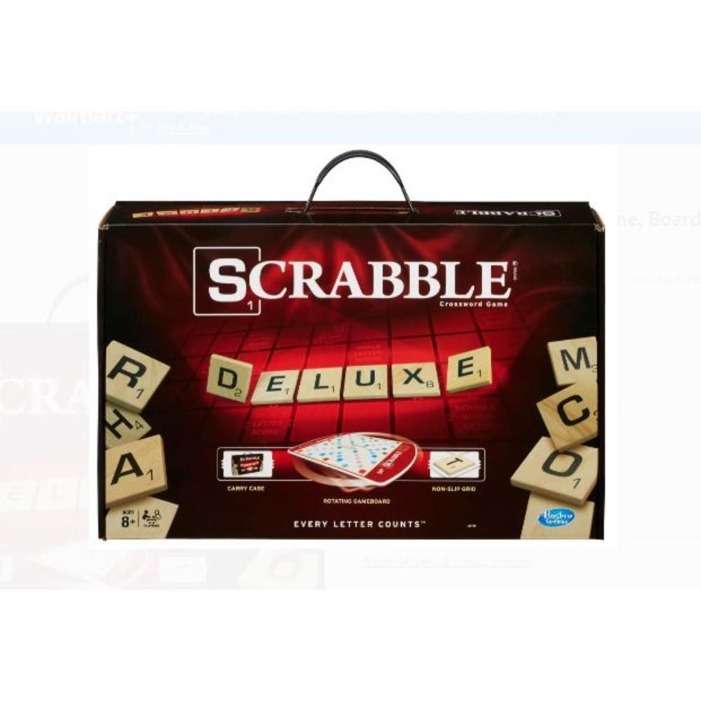7820-Ca-006-0002, Game, Board, Customized Scrabble Deluxe Edition Scrabble Deluxe Edition Game - TagTorch