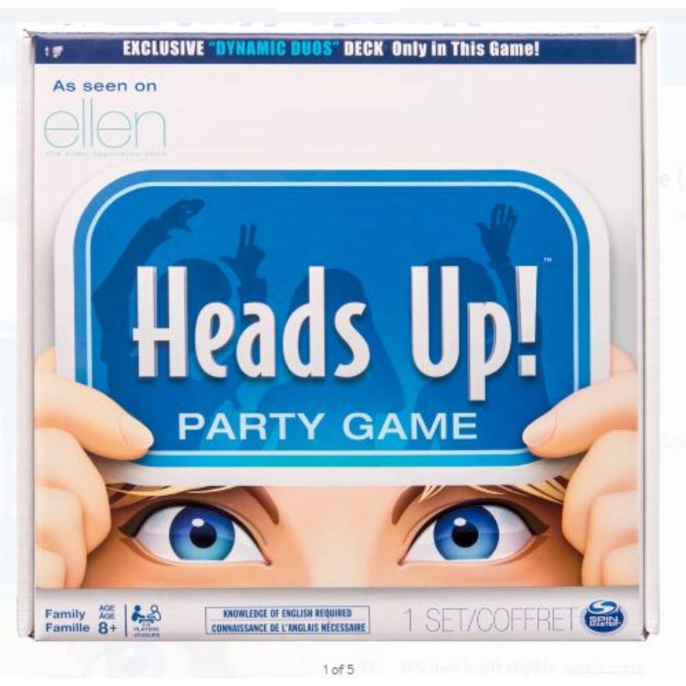 7820-Ca-006-0002, Game, Board, Customized Spin Master, Heads Up! Spin Master Games, Heads Up! Board Game (Edition May Vary) - TagTorch