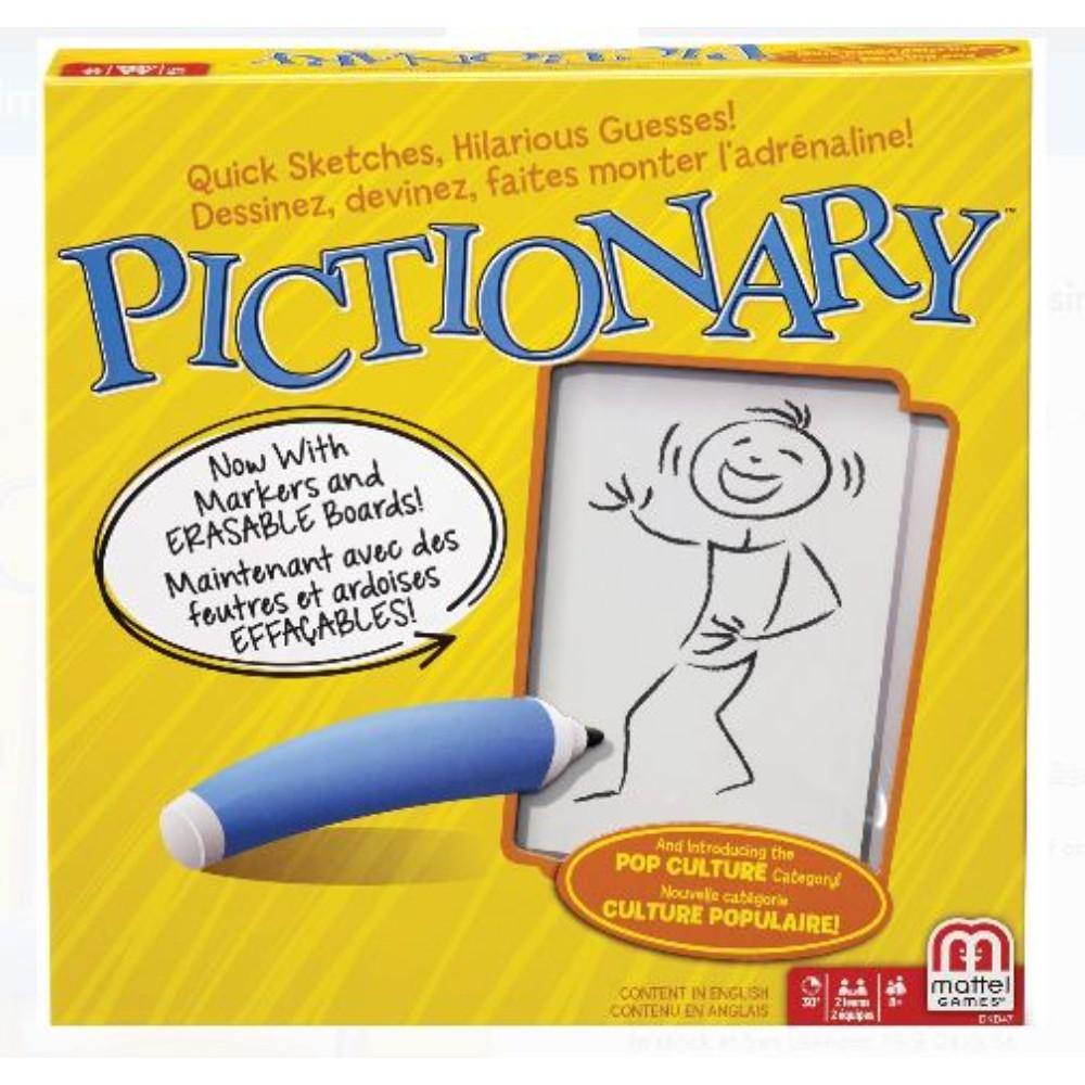 7820-Ca-006-0002, Game, Board, Customized Pictionary Quick-Draw Pictionary Quick-Draw Guessing Game with Adult and Junior Clues - TagTorch