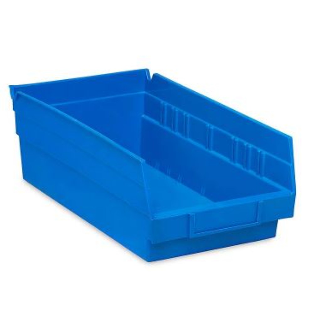 Bin, Storage, Polypropylene, Blue, 7 X 12 X 4 Inches S-13397BLU