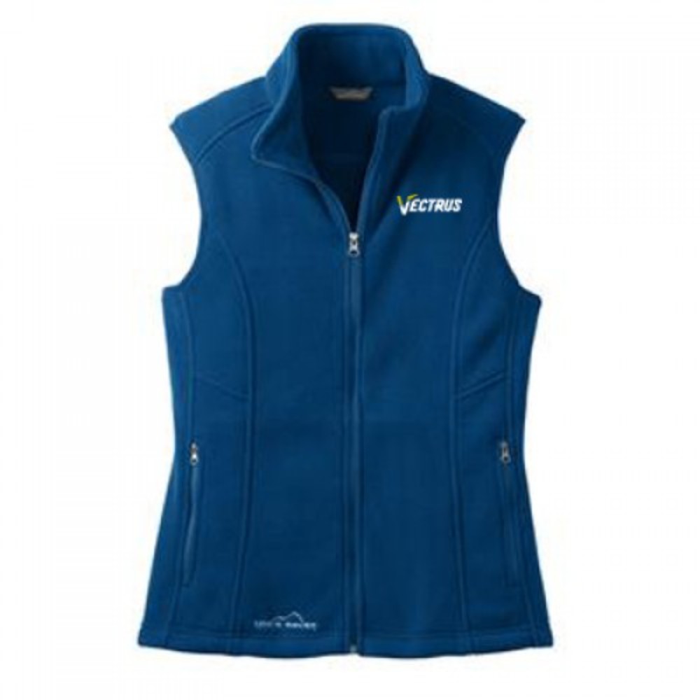 Eddie Bauer Ladies Fleece Vest;  Product Code: Vcteb205; Color Deep Blue-Eb2A