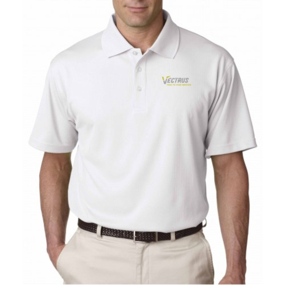 Men’s Performance Textured Polo; Product Code: Vct8445; Color Charcoal - Pp