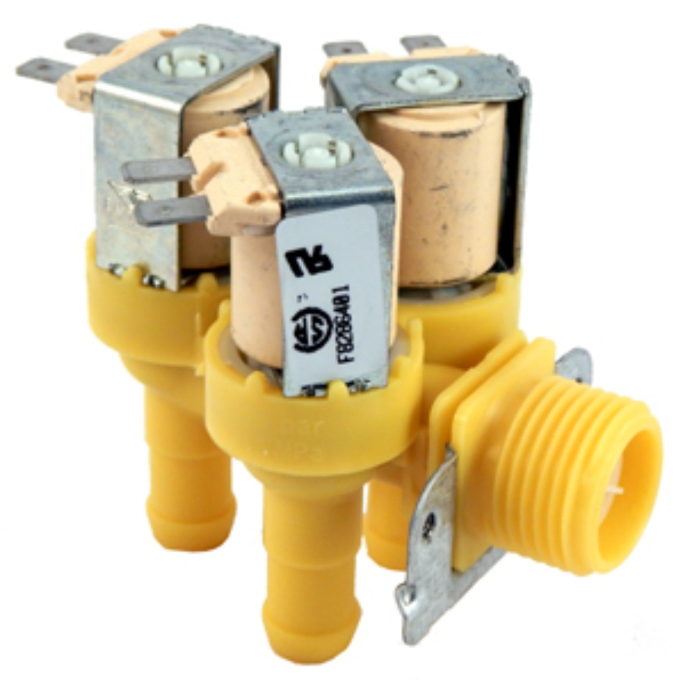 Valve, Flow Control, Plastic, 240V, 50/60 Hz, 2.5 X 3.1 X 3 Inches 33590091