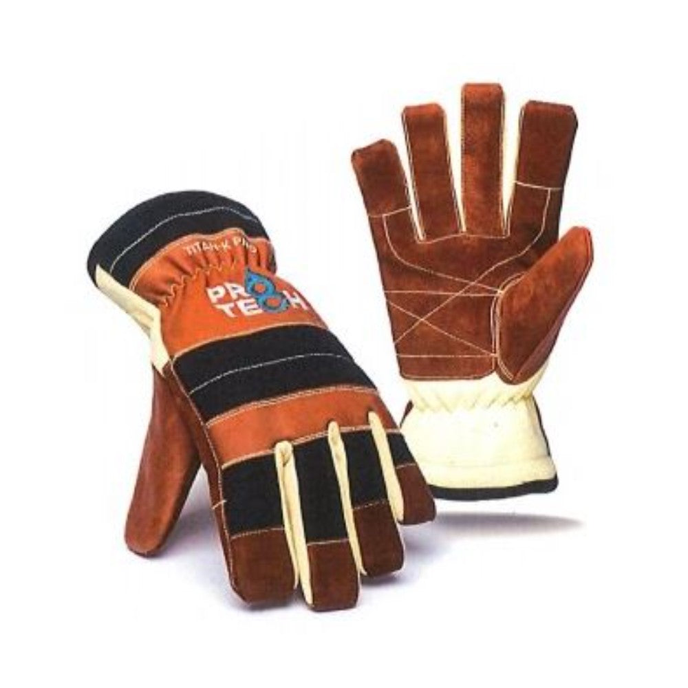 Gloves, Firefighting, Leather/Kevlar, Nfpa, X-Large PT-8TNKSC-XL