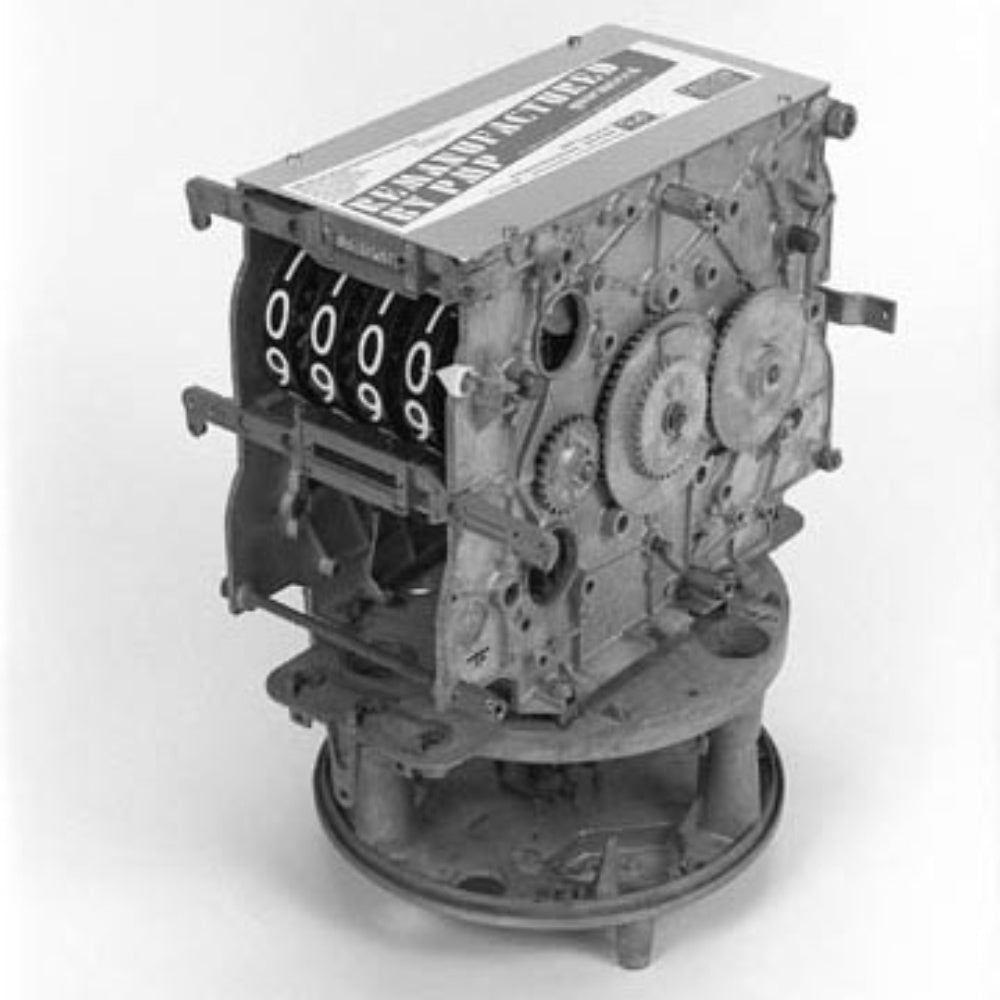 Register, Meter, Non-Computer, Wheels In Top Position, Aluminum 13005-3