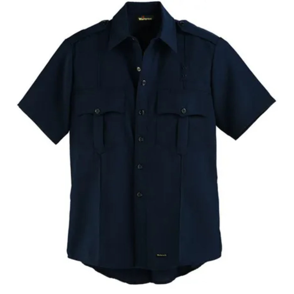 Shirt, Short Sleeve, Crew Neck, Navy, Nfpa 1975 Compliant, Med MED