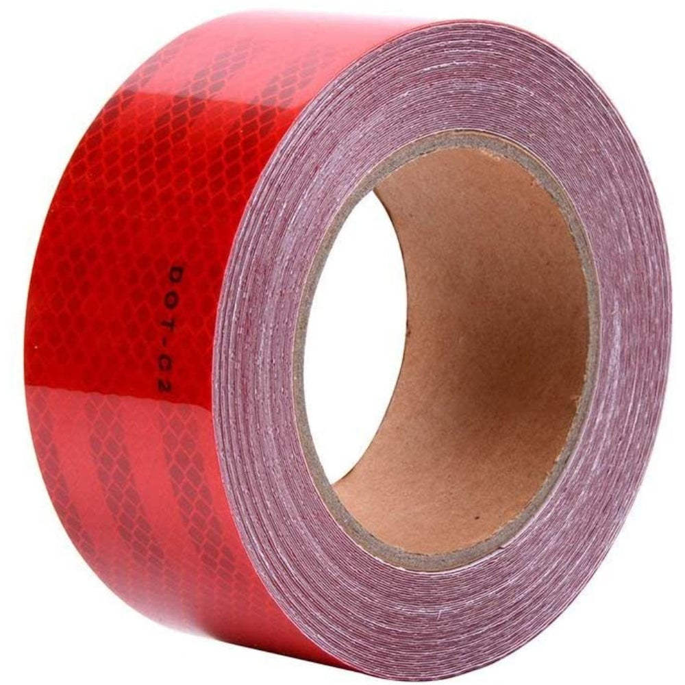 Tape, Reflective, Polyethylene, Ruby Red, 1 Inch X 1 Feet 943099-82-01
