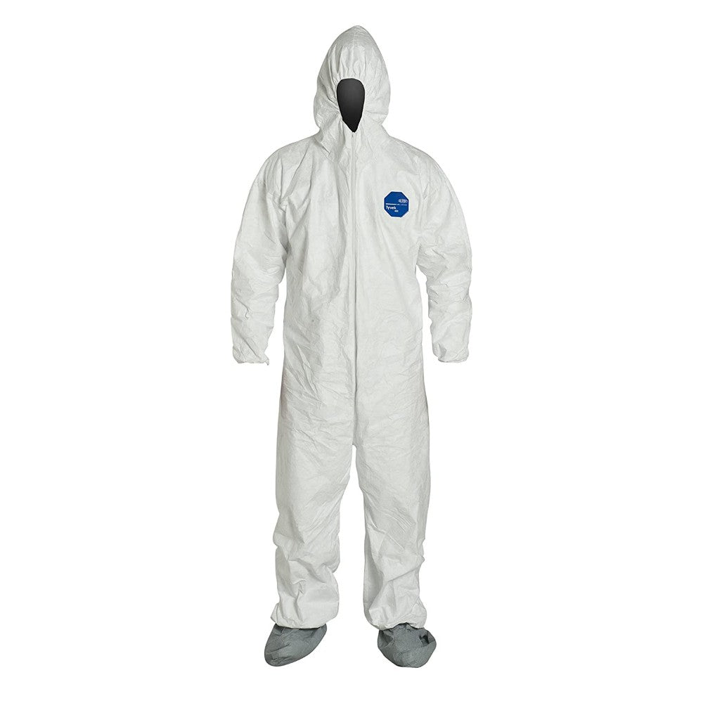 Suit, Chemical Protective, White, Large Ty122S Wh