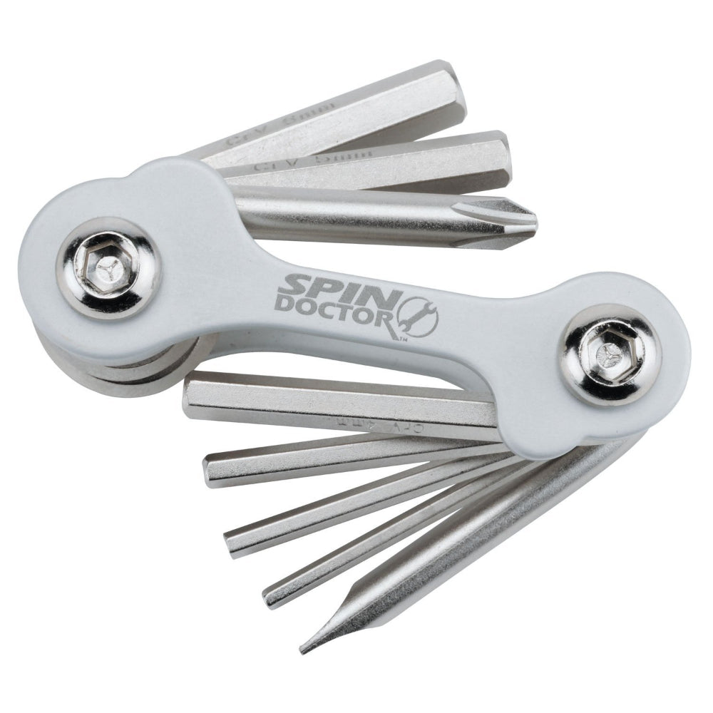 Spin Doctor | Bare Bones Multi-tool, 2/2.5/3/4/5/6mm Allen W 40-0353